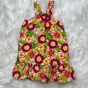 3/$30! Jenny & Me vibrant colorful halter dress w/ bloomers size 24 months